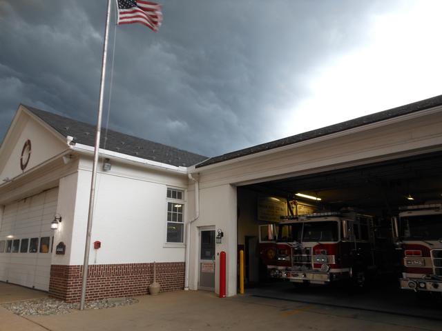 Ready for the approaching storm.